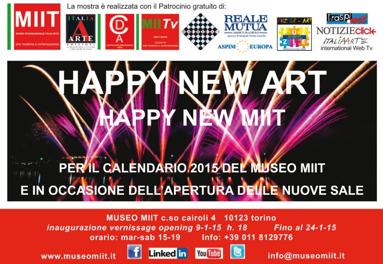 ‘HAPPY NEW ART’ – DAL 9 AL 24 GENNAIO 2015