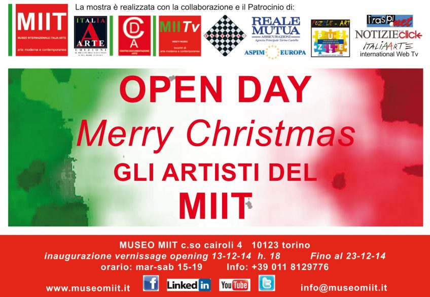 ‘OPEN DAY’ – DAL 13 AL 23 DICEMBRE 2014