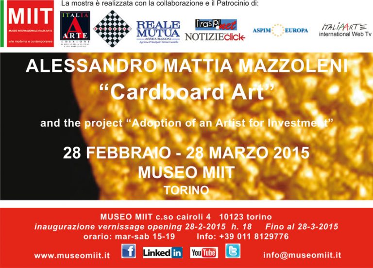 ‘ALESSANDRO MATTIA MAZZOLENI’ – DAL 28 FEBBRAIO AL 28 MARZO 2015