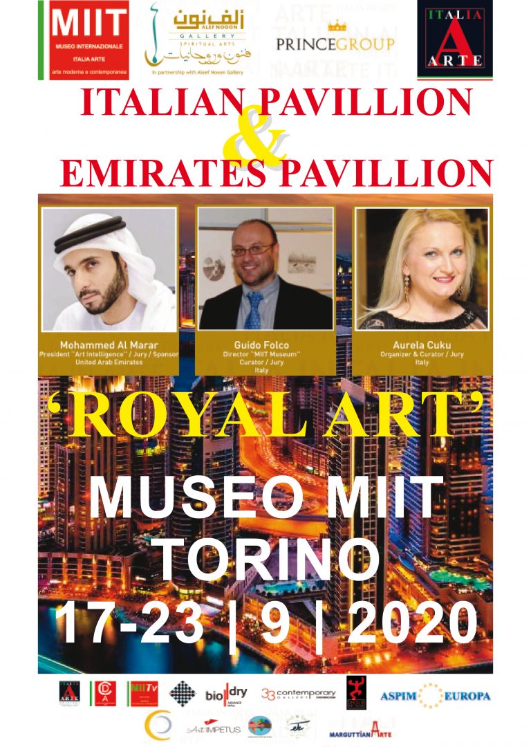 ‘ITALIA IN ARTE – ARTISSIMA ART GALLERY – ITALIAN PAVILLION & EMIRATES PAVILLION – ROYAL ART’ – DAL 17 AL 23 SETTEMBRE 2020