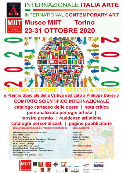 ‘INTERNAZIONALE ITALIA ARTE / INTERNATIONAL CONTEMPORARY ART – MUSEO MIIT – DAL 23 AL 31 OTTOBRE 2020