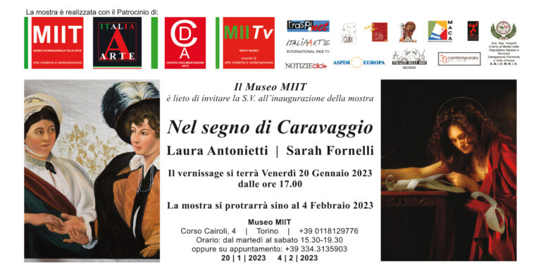 ‘LAURA ANTONIETTI. NEL SEGNO DI CARAVAGGIO’. CON LE FOTOGRAFIE DI SARAH FORNELLI