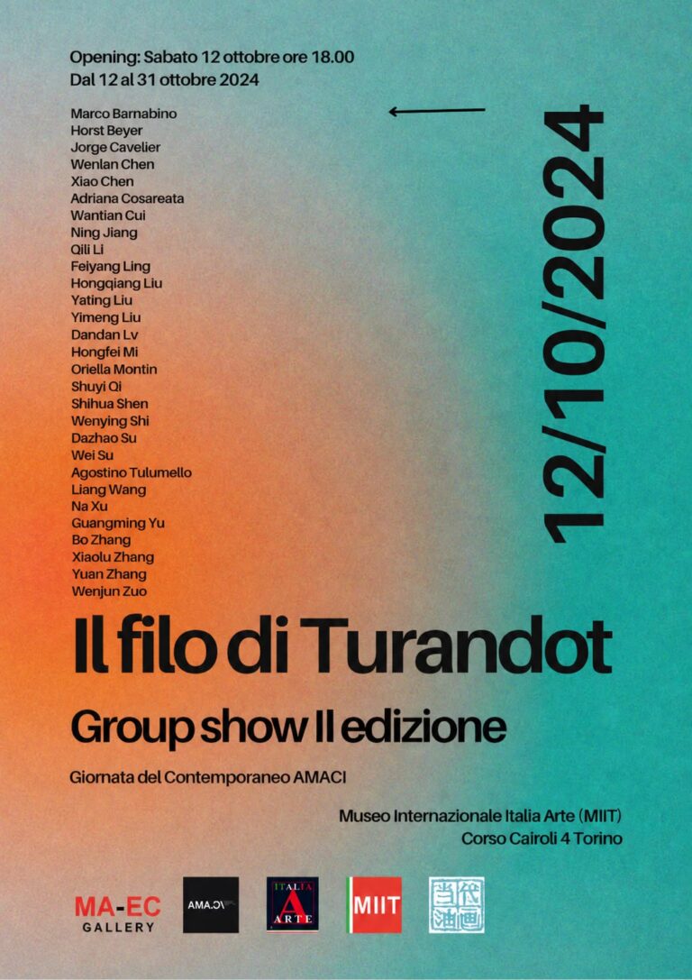 ‘IL FILO DI TURANDOT’ – 12-31 OTTOBRE 2024