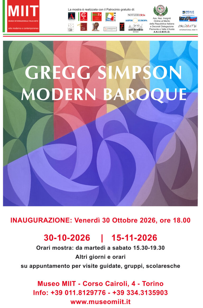 ‘GREGG SIMPSON. MODERN BAROQUE’ – DAL 30 OTTOBRE AL 15 NOVEMBRE 2026